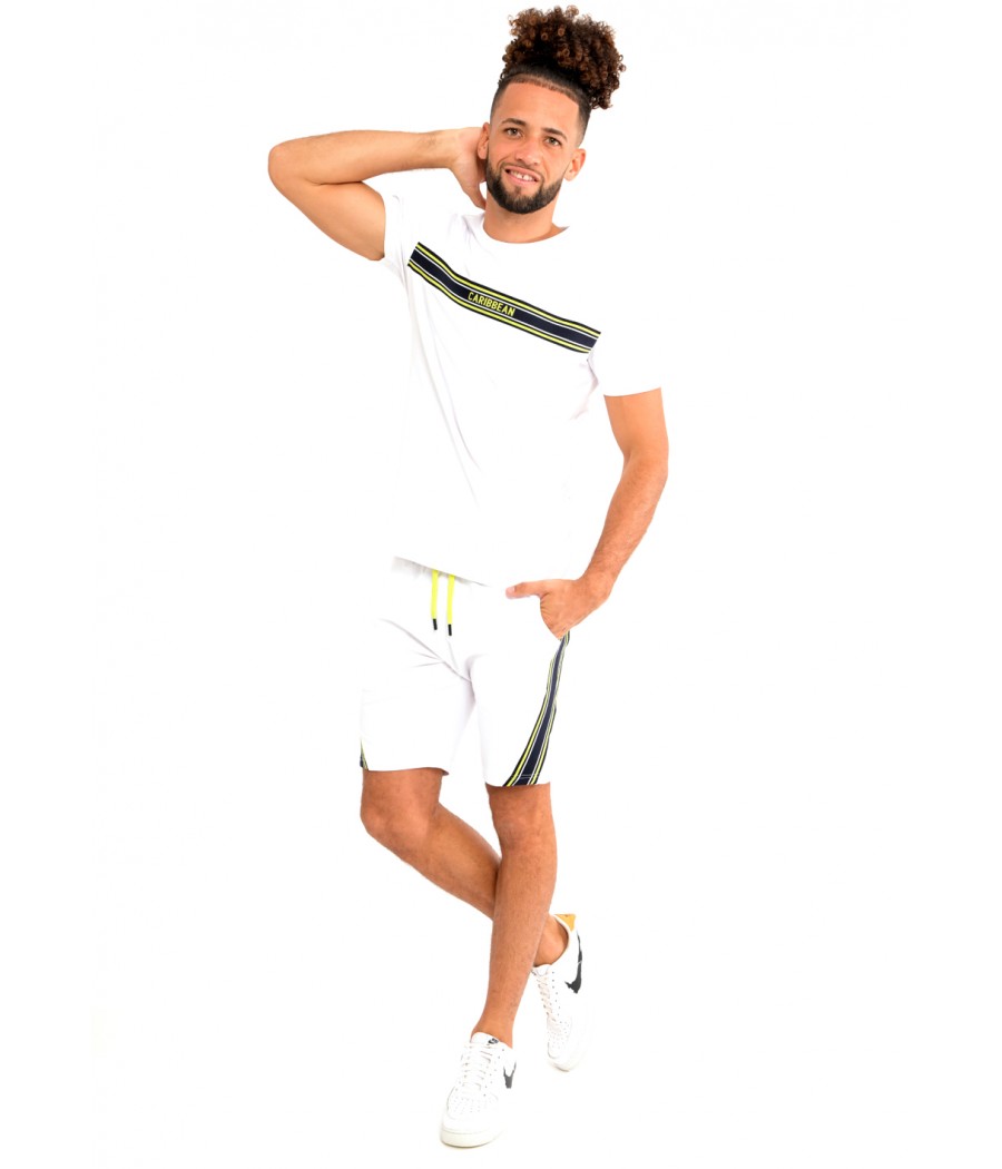 Ensemble T-shirt + Short Fashion style Basketeur - Homme SEBASTIANO
