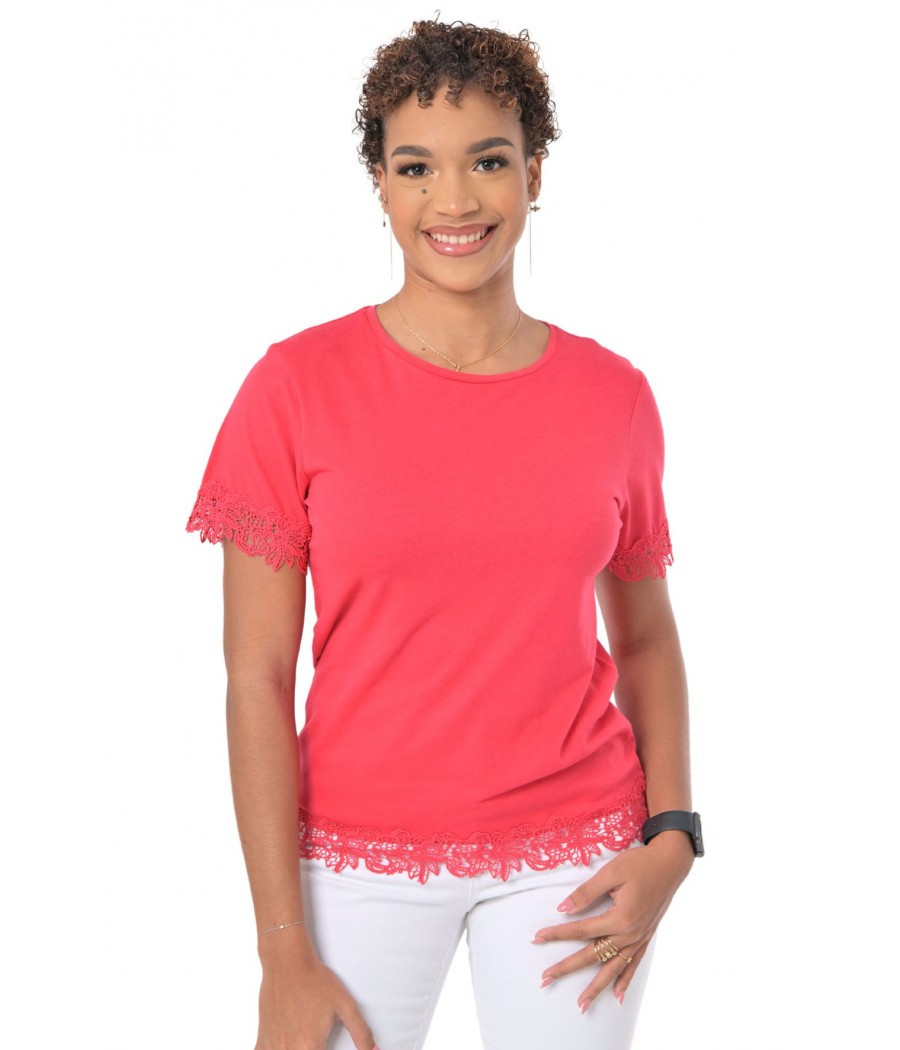 T-shirt DENTELLE