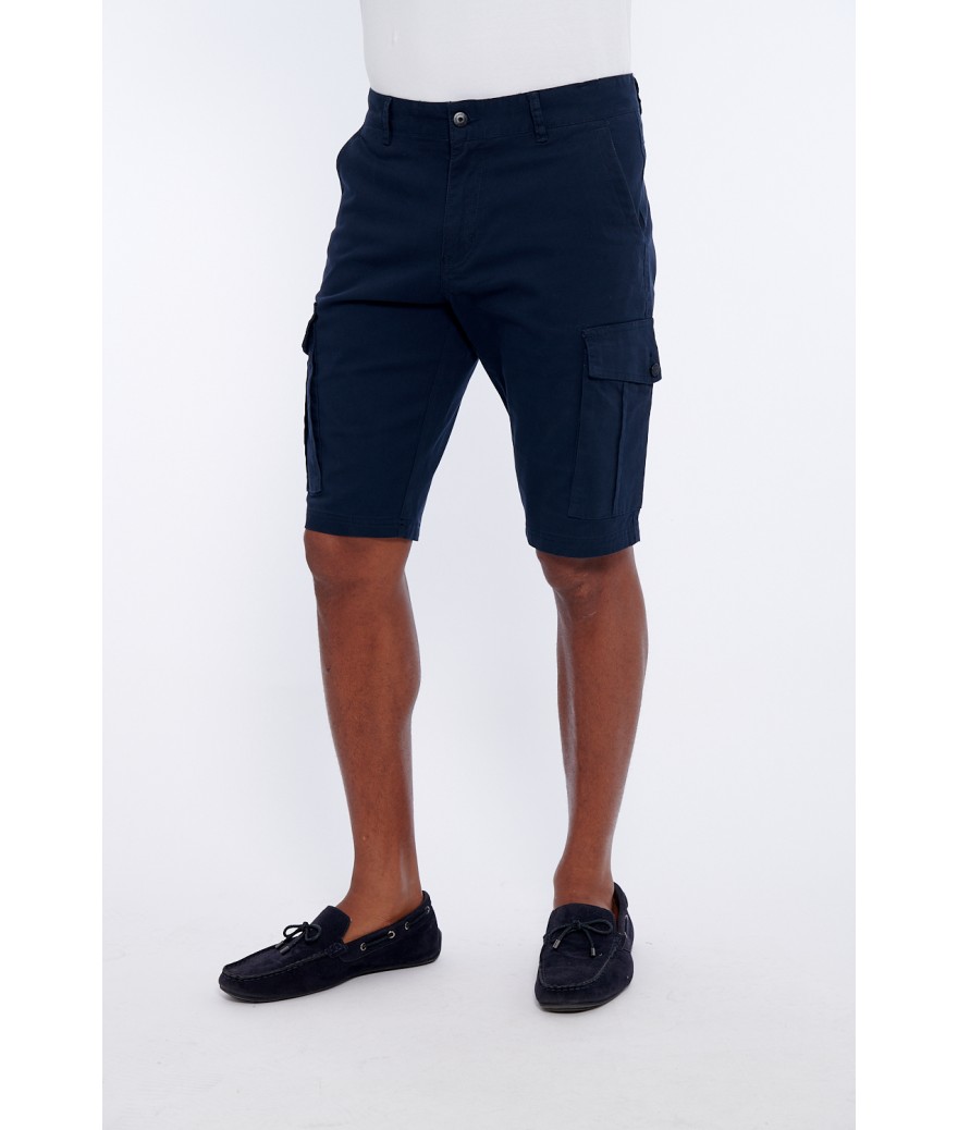 Bermuda / Short coton homme à poches latérales 100% coton - 29,90€
